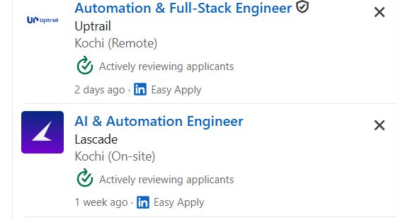 AI Automation with n8n & Make.com internship jobs in Jaipur