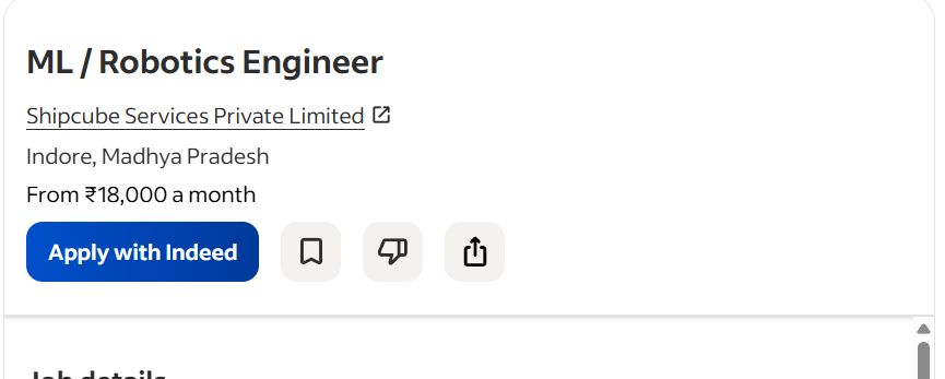 AI ML ROBOTICS internship jobs in Hyderabad
