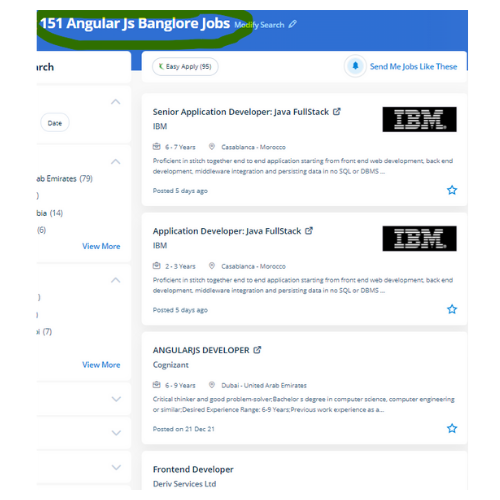 Angular JS internship jobs in Kalyan