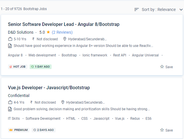 Bootstrap internship jobs in Trivandrum