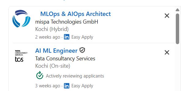 MLOps Engineering internship jobs in Bangalore